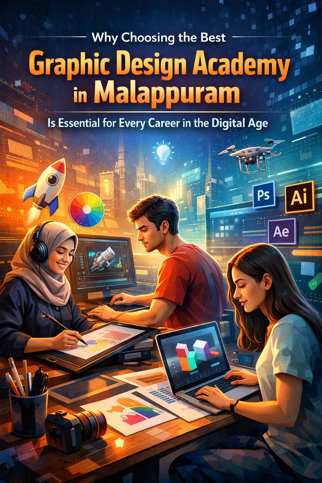 Why Choosing the Best Graphic Design Academy in Malappuram Is Essential for Every Career in the Digital Age