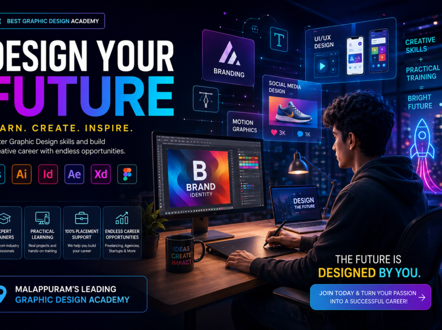 best graphic design academy in malappuram