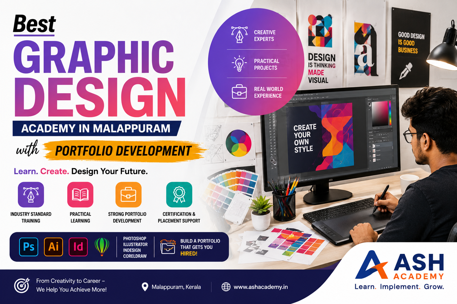 Best Graphic Design Academy in Malappuram